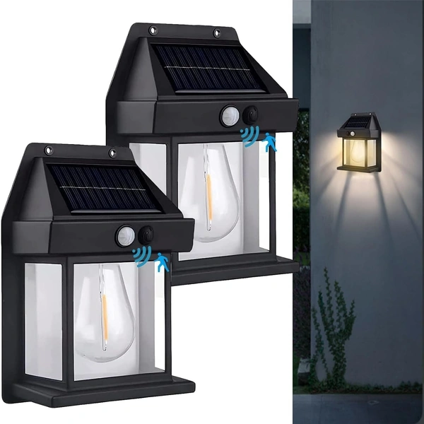 SOLAR WALL LAMP -  Outdoor Waterproof LED Wall Light" (1351)