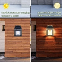 SOLAR WALL LAMP -  Outdoor Waterproof LED Wall Light, Solar Wall Lamp – Outdoor Waterproof LED Light for Energy-Efficient Illumination (1351)