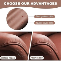 Leather Repair Patch 30 cm x 60 cm,  Leather Repair Patch – 30cm x 60cm | Self-Adhesive & Durable Fix for Furniture, Car Seats & More (1861a) - Copper Rust