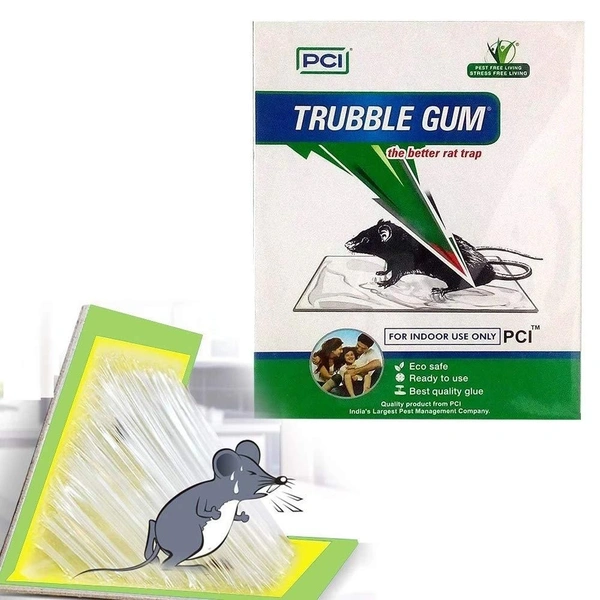 Trubble Gem "PCI Mouse Glue Pad - Strong, Non-Toxic Pest Control Solution" (1984)