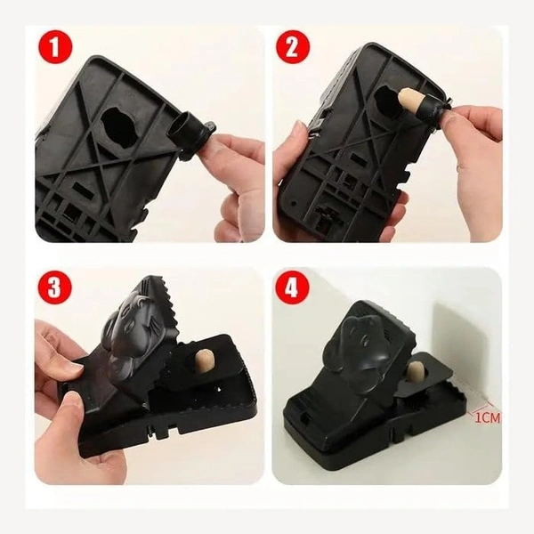 MOUSE TRAP MACHINE, Reusable Plastic Portable Rat/Mice/Mouse Trap(1240)