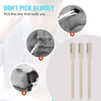 3PCS NOSE REMOVAL - "Nose Hair Remover Razor Kit  Precision Trimming Blade for Painless Grooming" (1992) - Pack of 3