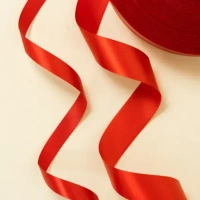 OPPNING RIBBON,Grand Opening Ribbion Roll for Wedding Details, Sewing Projects, Gift Wrapping, Invitation Embellishments and Crafting Projects Etc(2232) - Red, Pack of 1 Roll
