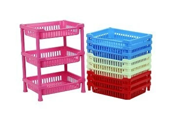 3 LAYER PLASTIC RACK