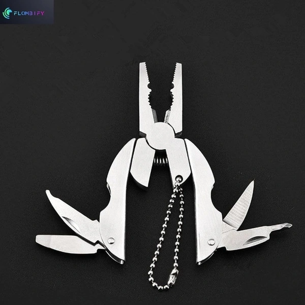 MINI FOLDING PILLER. Portable Multi Tool Folding Plier | Outdoor Survival Pocket Knife, Screwdriver, Cutter & Opener(2560)