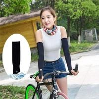 PRO RIDER HAND SLEEVES, Pro-Rider Cooling Arm Sleeves for Men, Women & Teenagers UV Sun Protection Hand Sleeves with Thumb Breathable (1869) - Black