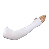 PRO RIDER HAND SLEEVES, Pro-Rider Cooling Arm Sleeves for Men, Women & Teenagers UV Sun Protection Hand Sleeves with Thumb Breathable (1869) - White, Pack of 1 Pair