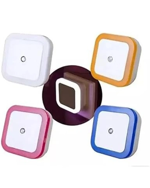 AUTOMATIC SENSOR LIGHT  Smart Night Lamp with Automatic Sensor Smart Led Night Lamp Ideal for Bedroom and Livingroom Decor Random Color(1821)