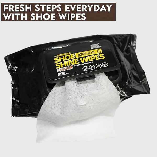 SHOE CLEANING WIPES, Shoe Cleaning Wipes – Instant Shine & Stain Removal On-the-Go (1427)