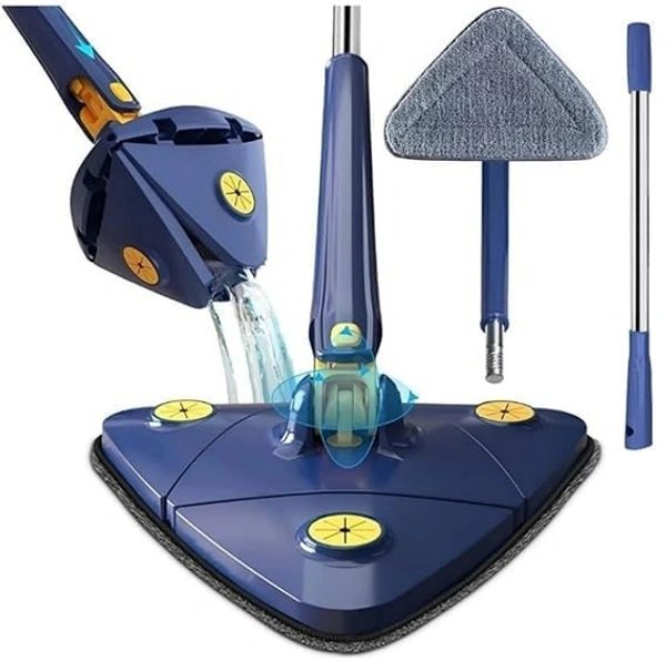 360 TRIANGLE MOP - "360 Triangle Mop  Rotating Microfiber Floor Cleaner for Home & Kitchen" (1249)