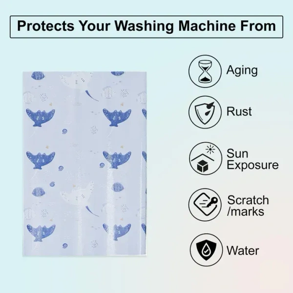 WATERPROOF WASHING COVER - "Top Load Washing Machine Waterproof Cover  Durable & Protective" (1283T)