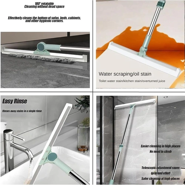 SILICON LONG WIPER SILICON RUBBER ADJUSTABLE ALL IN ONE WIPER FOR HOME AND GLASS  (2055)