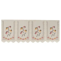 SOFA COVER 134*28 INCH, Floral Sofa Seat Runner Protector (1 Pc, 134x28 Inch) – Elegant Washable Sofa Cover | Anti-Slip, Soft Fabric Furniture Protector(2695)