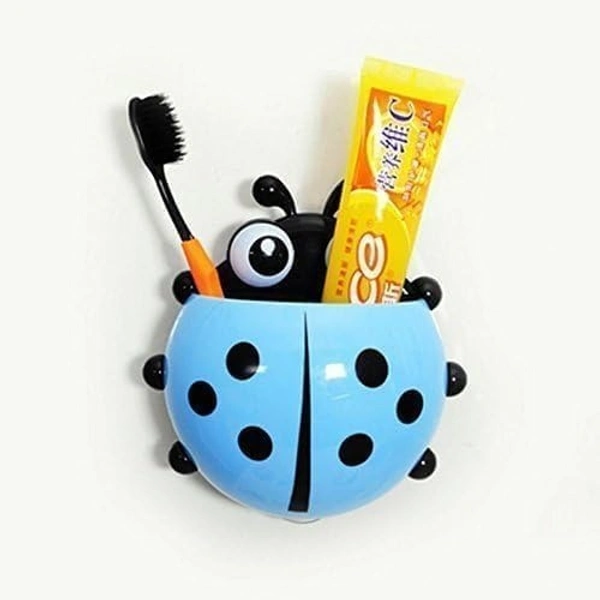 LADYBUG TOOTHBRUSH HOLDER l "Wall Mount Brush Holder  Space-Saving Bathroom Organizer" (1987)