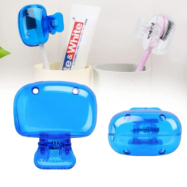 TOOTHBRUSH HEAD COVER 3PCS,Plastic Toothbrush Head Cover Cap (1 Pc) (2094)