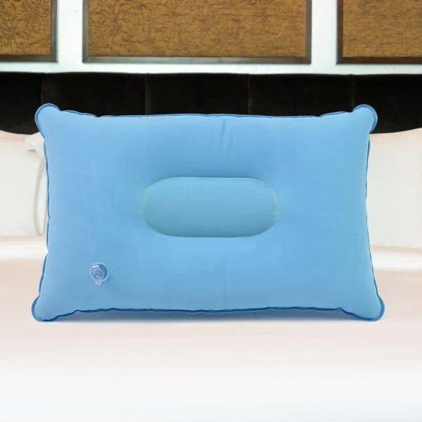 TRAVEL PILLOW NEW 34*21, Premium Travel Neck Pillow for Airplane, Car & Office Use – Compact & Ergonomic Support Cushion (34×21 cm) – Lightweight & Soft Design for Comfortable Rest Anywhere (2201) - Mix Color