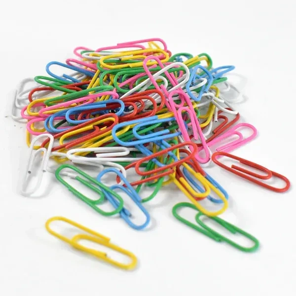 U PAPER CLIP 100PCS, Metal U Shape Paper Pin / Clip 28 mm (100 Pcs Set)   (2359)        