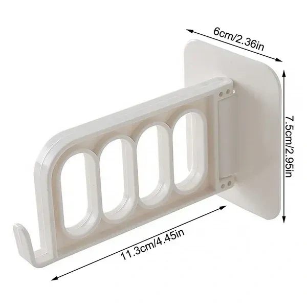 4CELL STICKY HANGER, Single Door Hook for Bathroom Kitchen Bedroom Cubicle   (2348)    