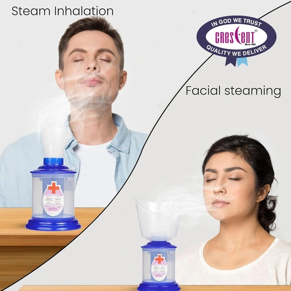 Crescent  3IN1 STEAMER CUM VAPORISER l 3 in 1 steamer cum vaporizer, Facial Steamer, Nozzle, Inhaler,