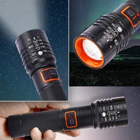 METAL TORCH M035 l MZ-035 Mini Flashlight & Desk Lamp – 3-Mode Focus Zoom Torch with Gift Box