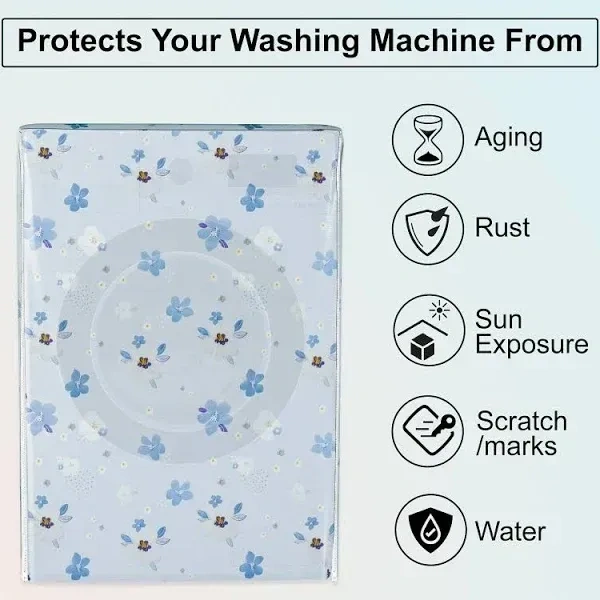 WATERPROOF WASHING COVER - "Front Load Washing Machine Waterproof Cover  Durable & Protective" (1283F) - Random