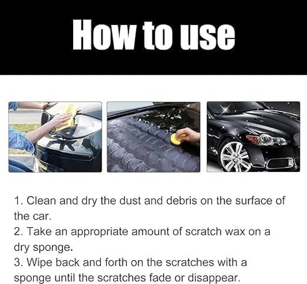 SCRATCH REMOVAL WAX - Restore Shine & Remove Car Scratches" (2008)