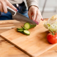 WOODEN CHOPPING BOARD, Wooden Chopping Board – Durable, Knife-Friendly & Multipurpose (2127)