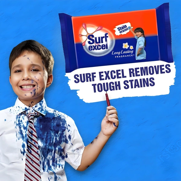 Surf Excel Detergent Soap Bar - Rs. 10 - 84 gm