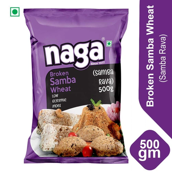 Naga Samba Rava (Broken Samba Wheat) - 500 Gm - 
