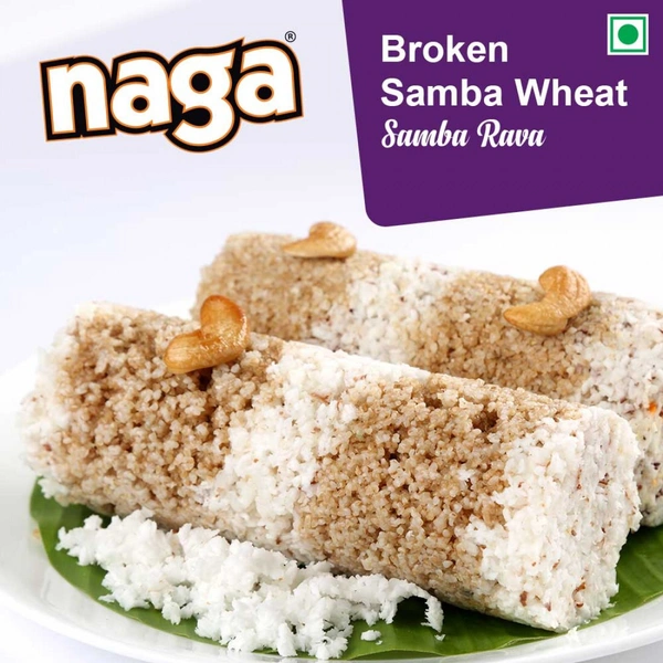 Naga Samba Rava (Broken Samba Wheat) - 500 Gm - 