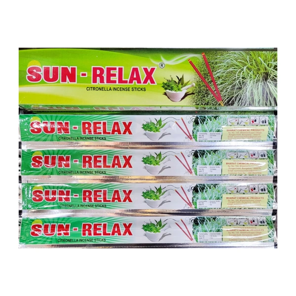 Sun Relax (Citronella Incense Sticks) - 1 Packet - 