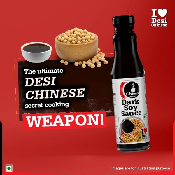 Ching's Secret Dark Soy Sauce - 210 ml (Bottle)