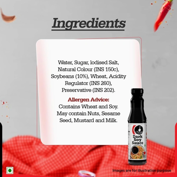 Ching's Secret Dark Soy Sauce - 210 ml (Bottle)