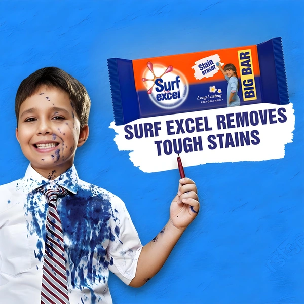 Surf Excel Detergent Soap (Big Bar) - Rs. 35 - 250 gm