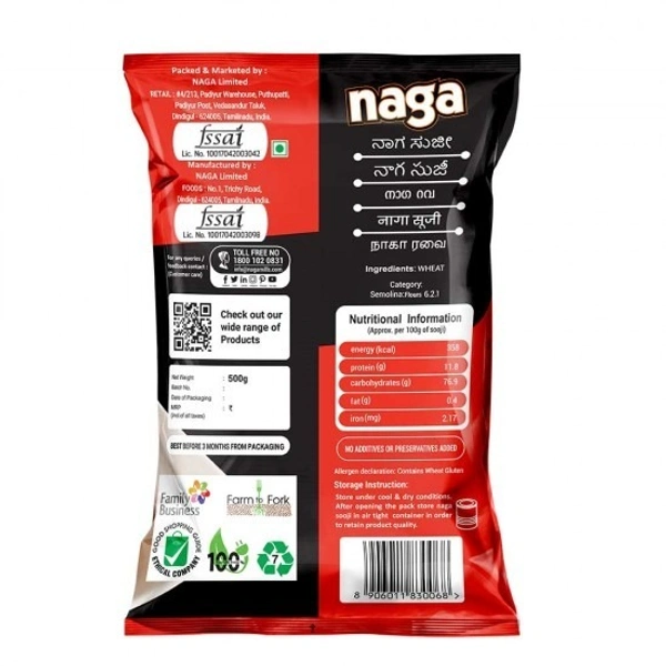 Naga Rava (Sooji Double Roasted) - 500 Gm