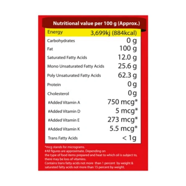 Mr. GOLD Refined Sunflower Oil - 1 Litre (Pouch)