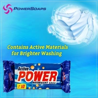 Power Soaps Active Power Detergent Cake (Blue Soap) - Rs. 10 - 150 Gm (Pack of 30)