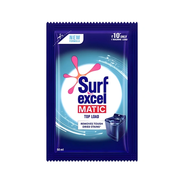Surf Excel Matic Liquid (Top Load) - Rs. 10 (Pouch) - 50 ml
