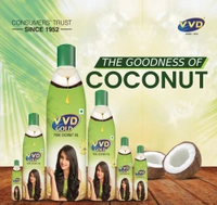 VVD Gold Pure Coconut Oil - Rs. 10 (20ml)