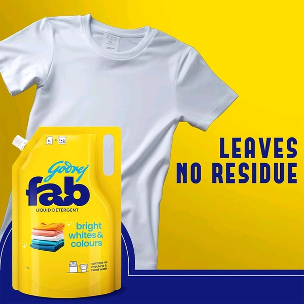Godrej Fab Liquid Detergent - 1 Litre