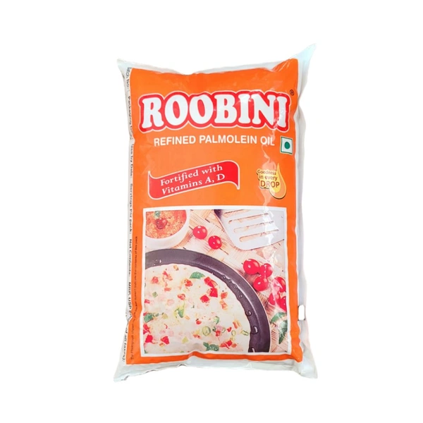 Roobini Refined Palmolein Oil - 850 ml - 