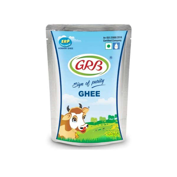 GRB Pure Cow Ghee (Pouch) - 100 ml - 