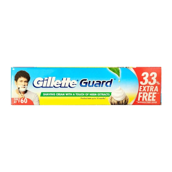 Gillette Guard Shaving Cream - 125gm