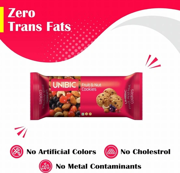 Unibic Fruit & Nut Cookies - 75gm