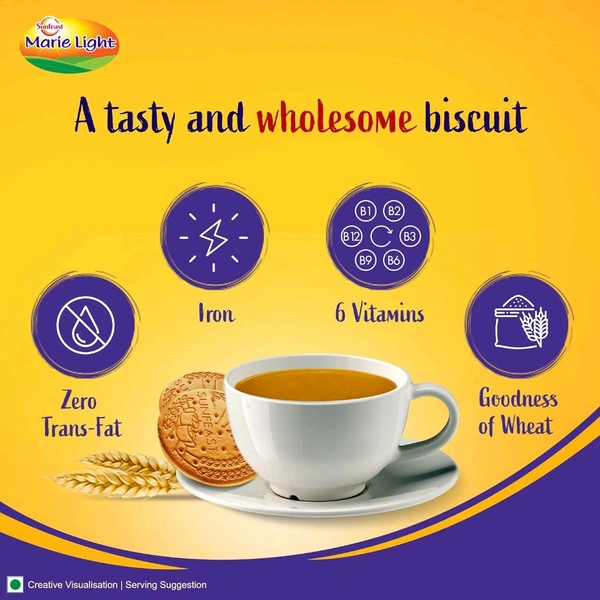 Sunfeast Marie Light (Active) Biscuits - Rs. 10