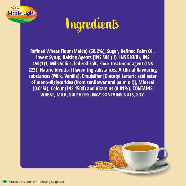 Sunfeast Marie Light (Active) Biscuits - Rs. 10