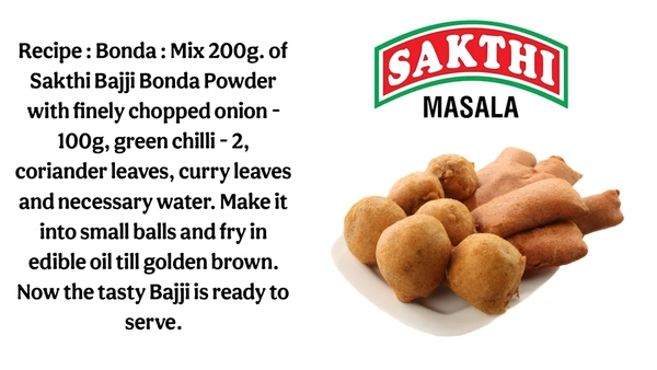 Sakthi Masala Sakthi Bajji - Bonda Powder Mix - 200 gm (Pack Of 3)