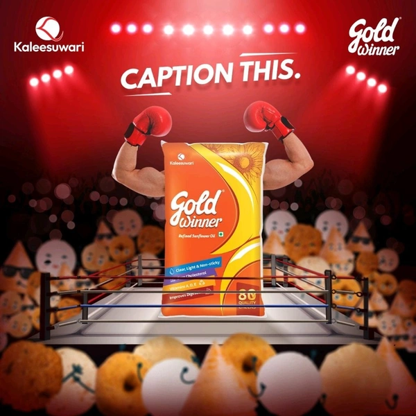 Gold Winner Refined Sunflower Oil - 1 Litre (Pouch)