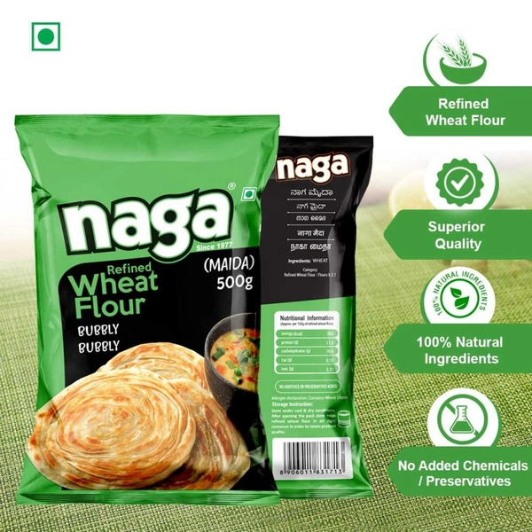 Naga Maida (Refined Wheat Flour) - 500 gm - 
