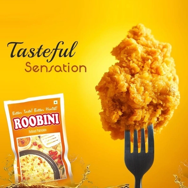 Roobini Refined Palmolein Oil - 425 ml